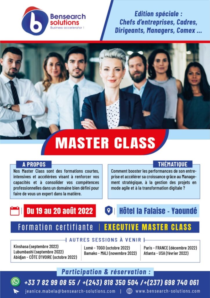 Masterclass - Bensearch Solutions SAS