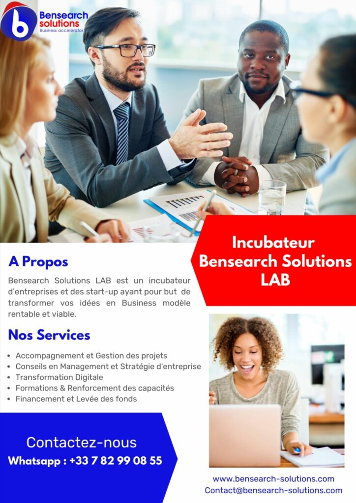 Incubateur Bensearch Solutions LAB - www.bensearch-solutions.com/incubateur