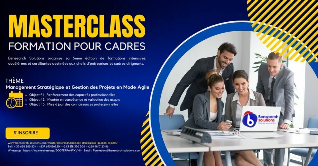 Masterclass - Management stratégique et Gestion des projets en mode Agile - BENSEARCH SOLUTIONS - www.bensearch-solutions.com