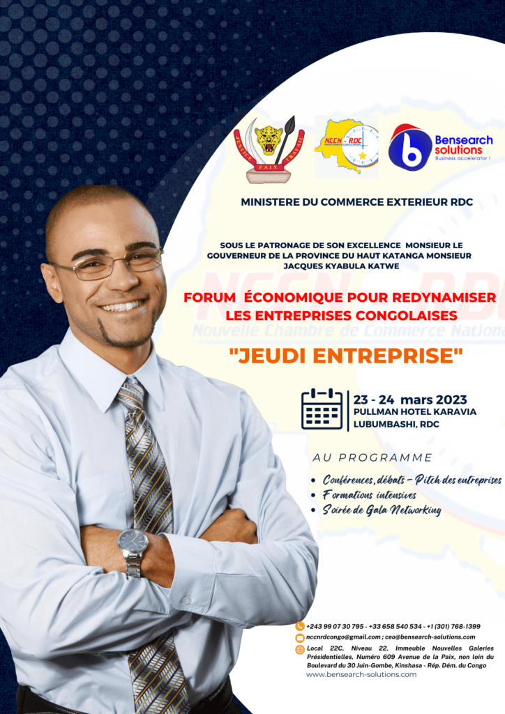 NCCN RDC - Forum économique pour redynamiser l'économie congolaise. BENSEARCH SOLUTIOS